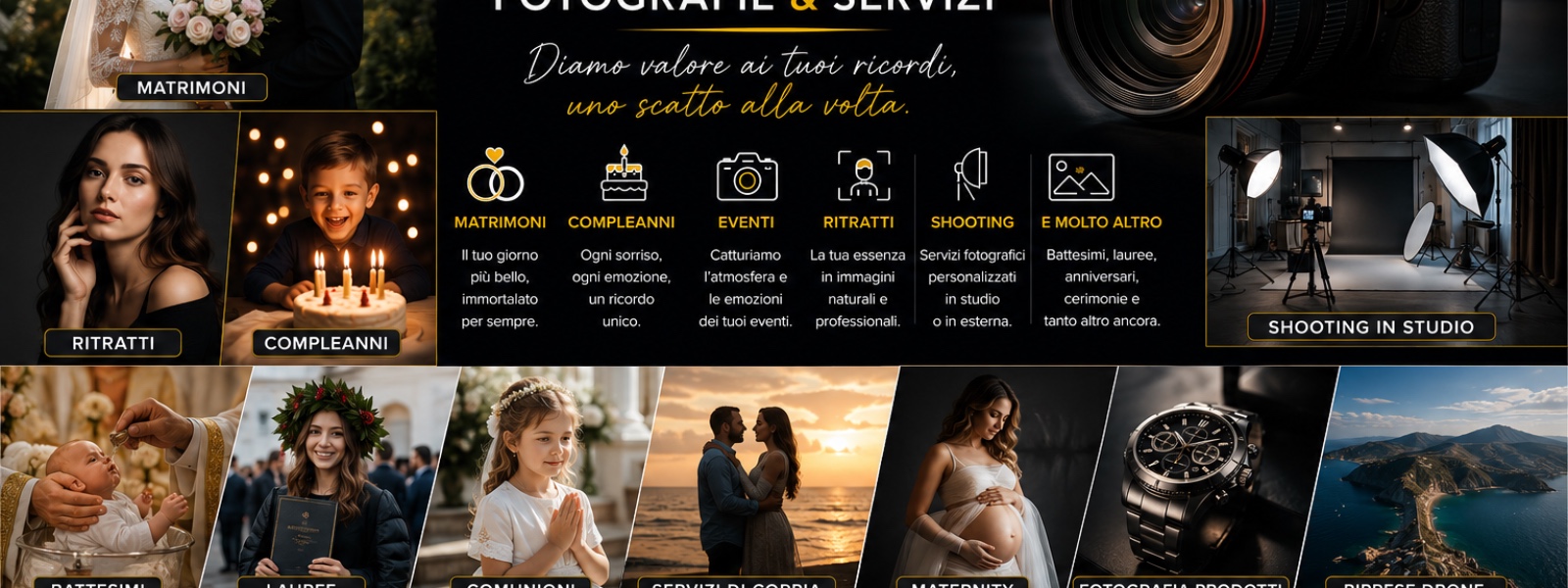 Banner del profilo pubblico di Alexfotografie & servizi